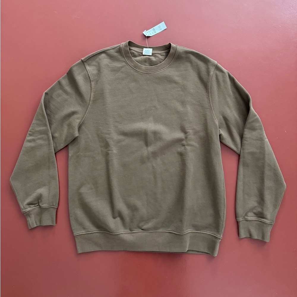 NWT J. Crew Brown Crewneck Sweatshirt